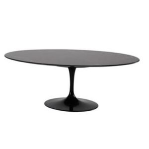 Mesa Saarinen Tulipa Jantar Preto Absoluto Oval 1,60 x 0,90 cm